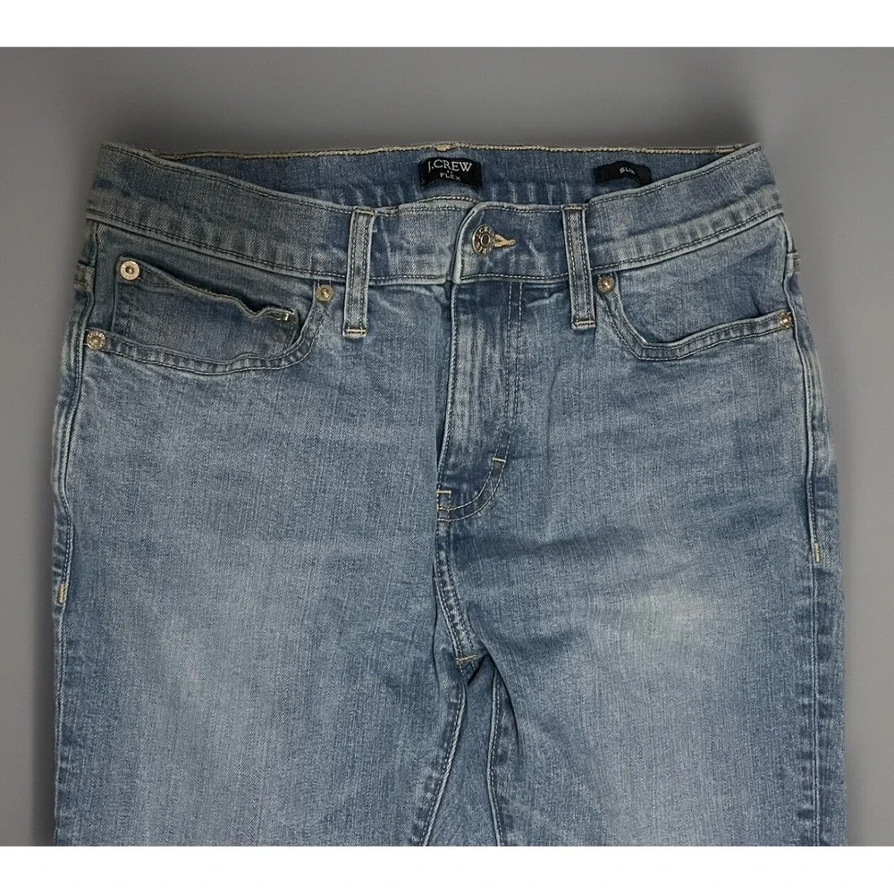 J. Crew Denim  Blue Jeans‎ Light Wash 30x32 Slim Fit